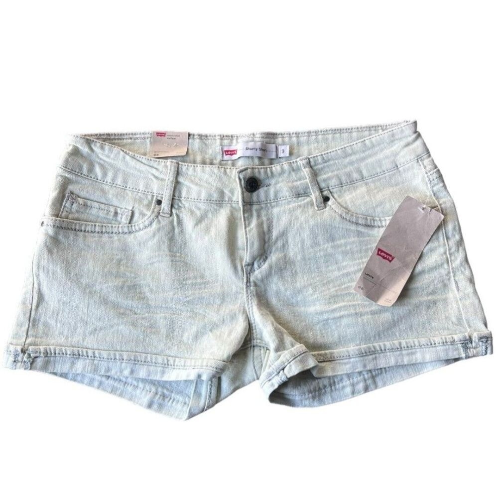 Levi's strauss women's shorty short fresh light mint size 9